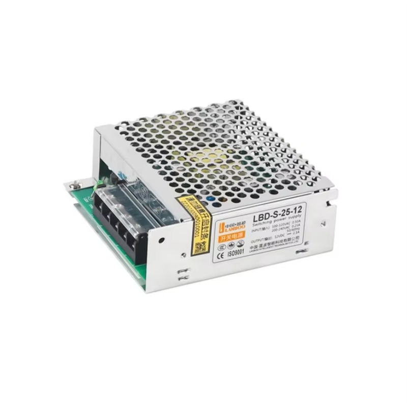 Power Supply 12V - S-serie 25W schakelende voeding, 12V/24V uitgang