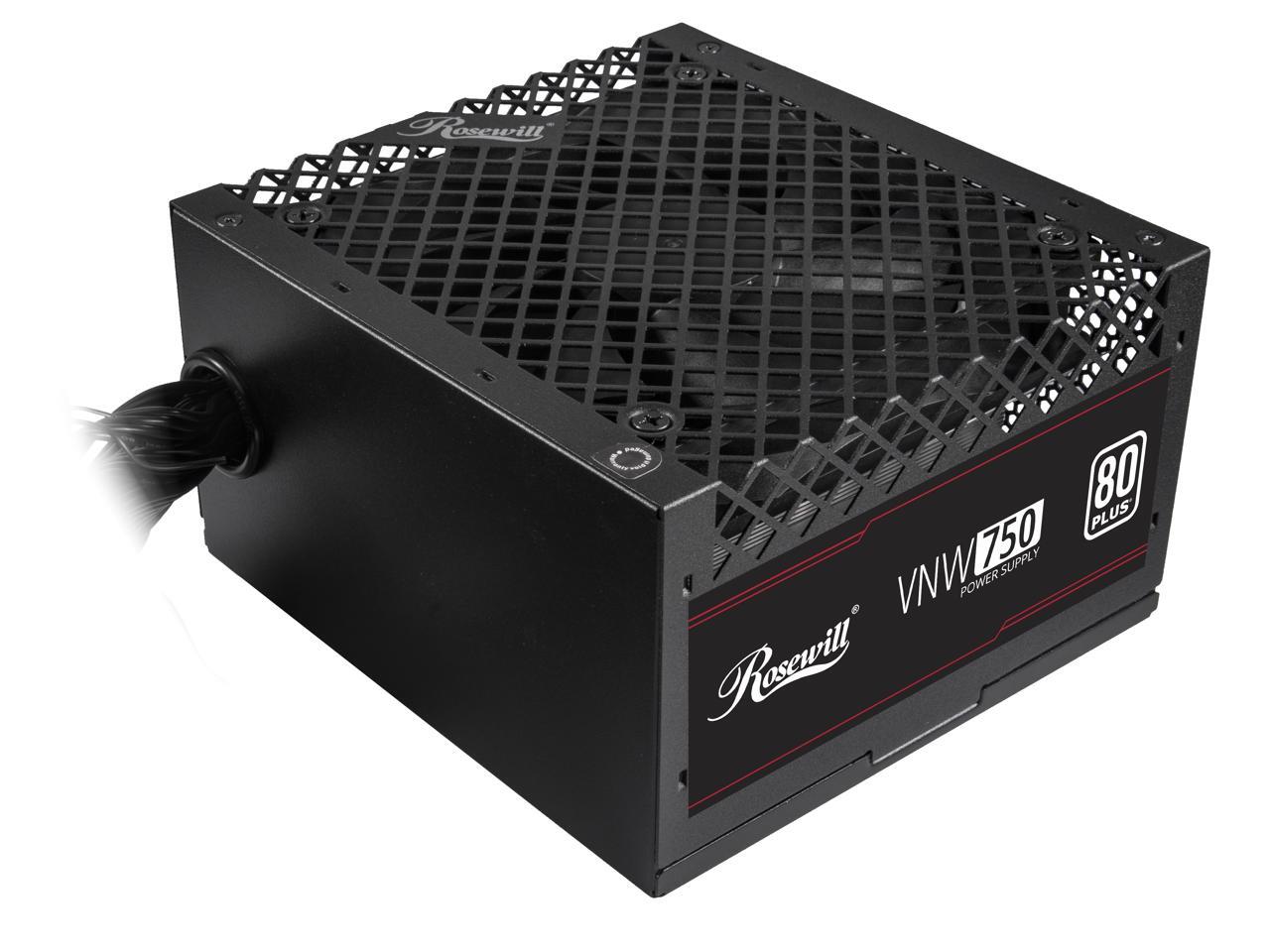 Power Supply 750W - Rosewill VNW 750W 80+ Wit Gecertificeerd,