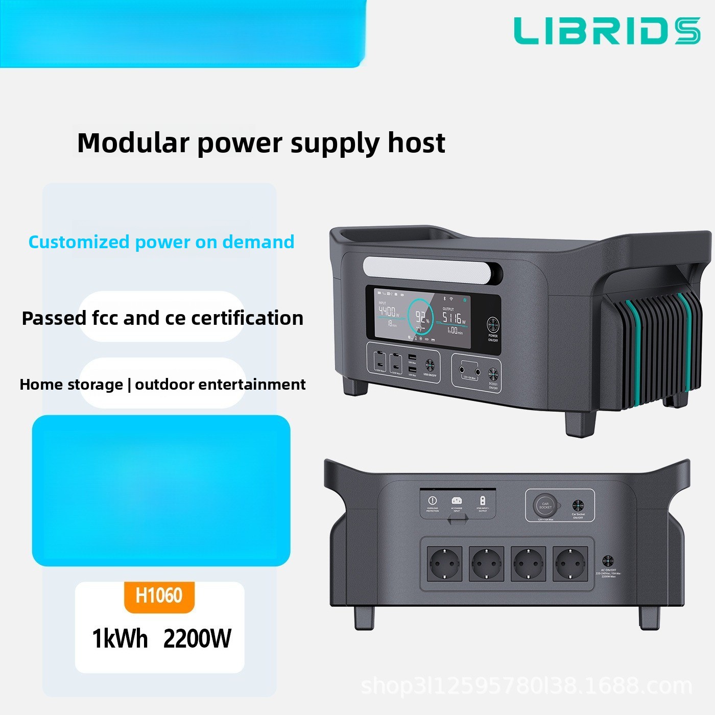 Modular Power Supply - Lirui Librids Modulaire Fotovoltaïsche Energieopslag Stroomvoorziening