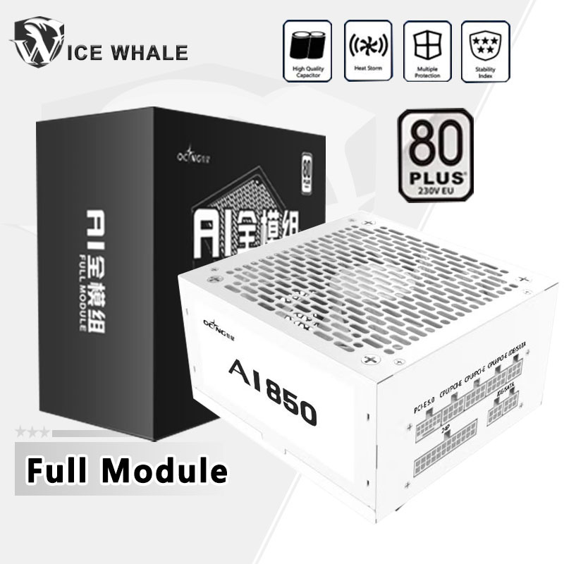 Power Supply 750W - 550W 650W 750W 850W Wit 80Plus