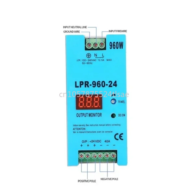 Smps Power Supply - SMPS LPR-960-24: Enkelvoudige uitgang, 960W (24V