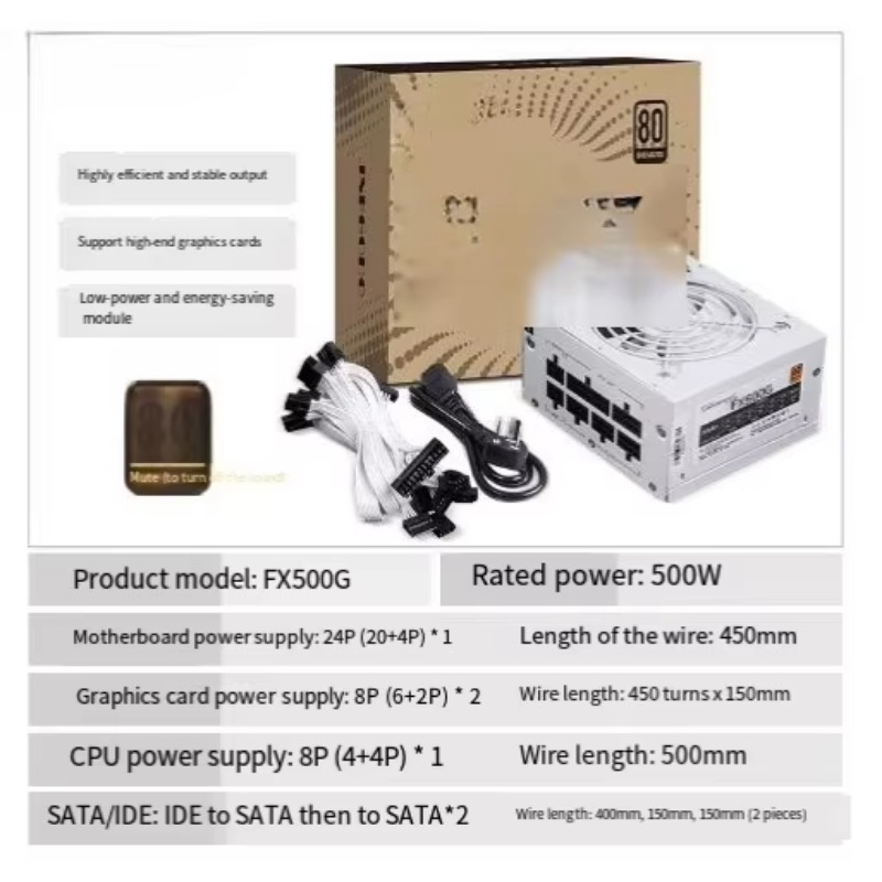 Sfx Modular Power Supply 850W Gold - Op voorraad 750W/850W SFX voeding 80