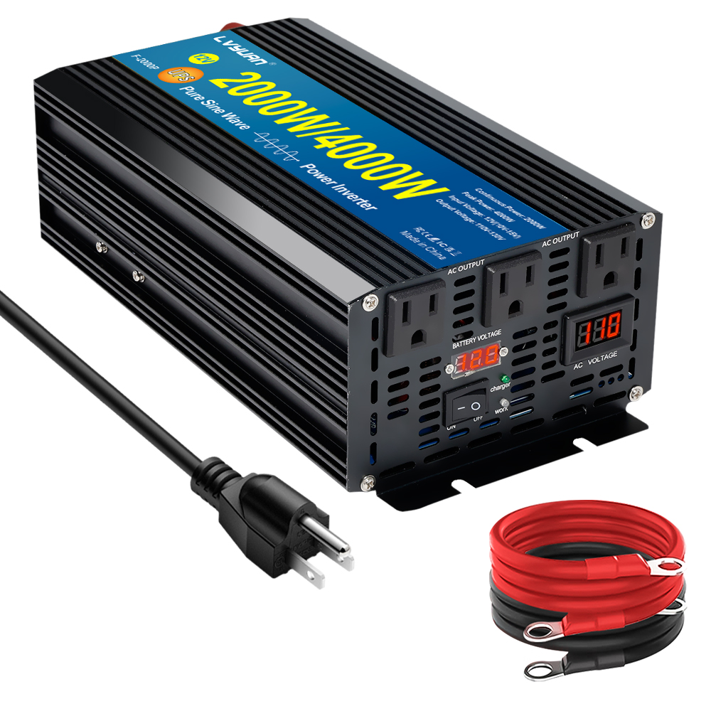 Power Supply 12V - LVYUAN 1500W omvormer met UPS-functie en