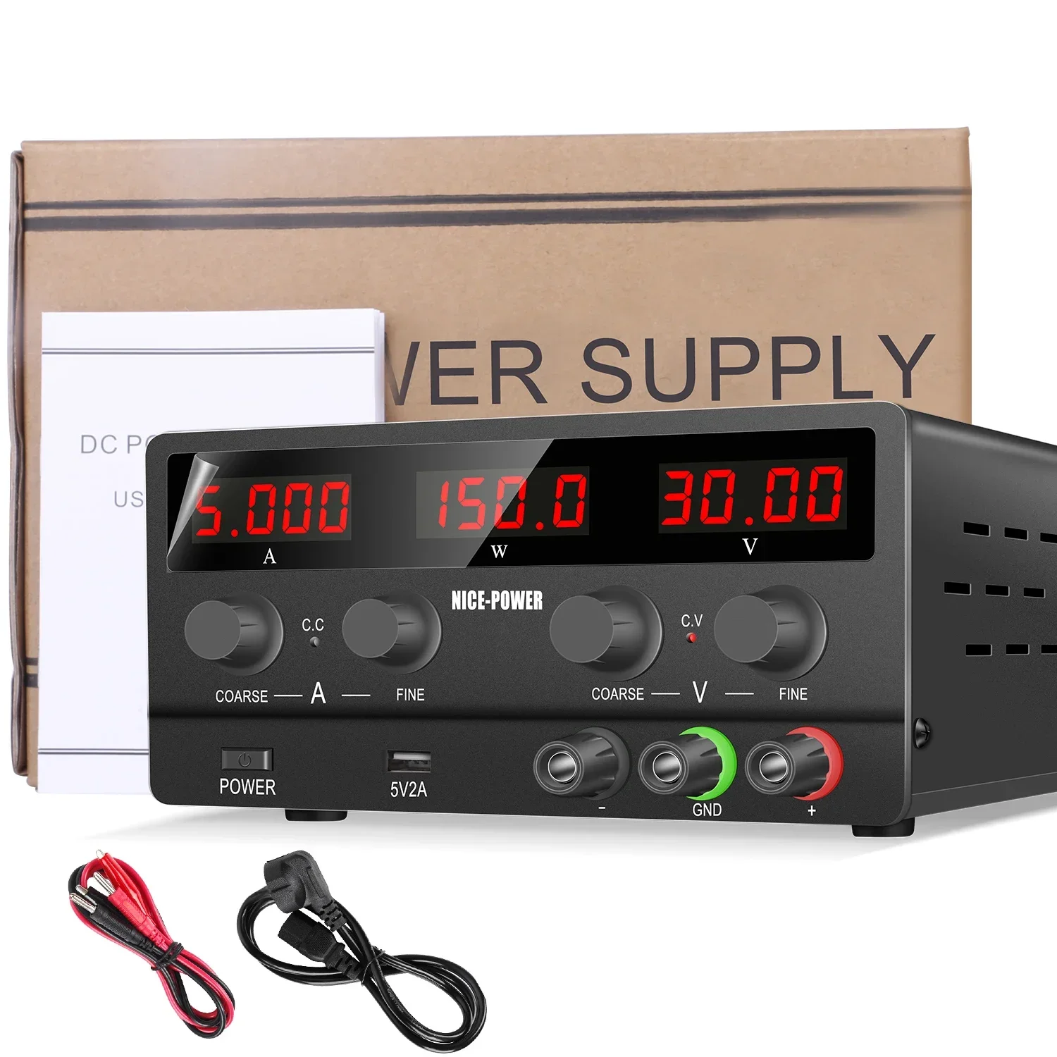 Smps Power Supply - 30V 5A 150W DC-voeding NICE-POWER SPS-H305