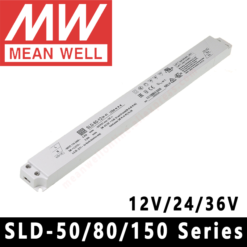 Smps Power Supply - Mean Well SLD-50/80/150-12/24/56 AC naar DC
