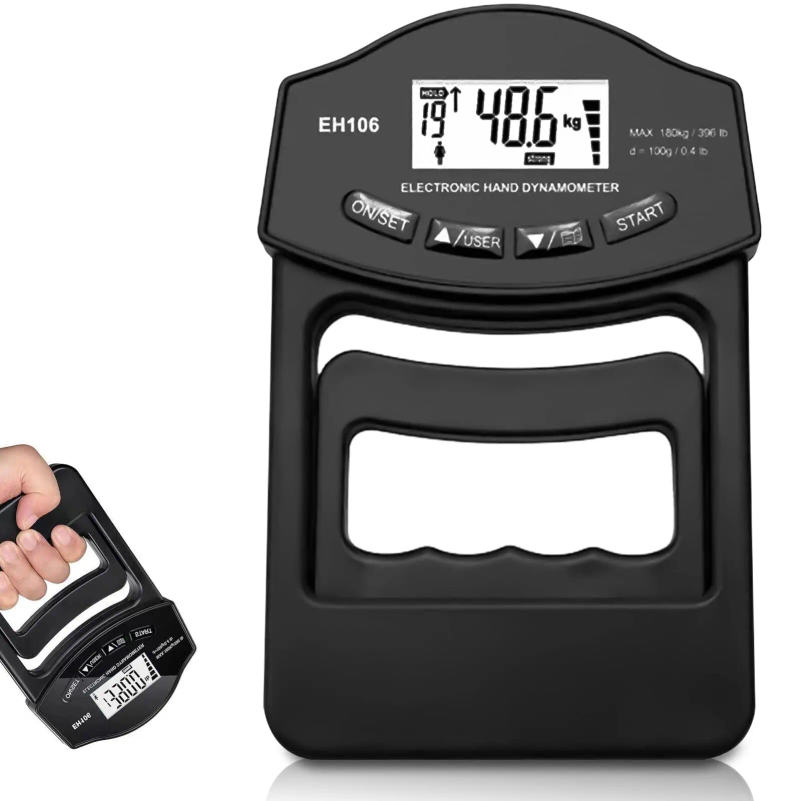 Power Supply Tester - 396Lbs/180Kg Digitale Handdynamometer Grip Grip Strength