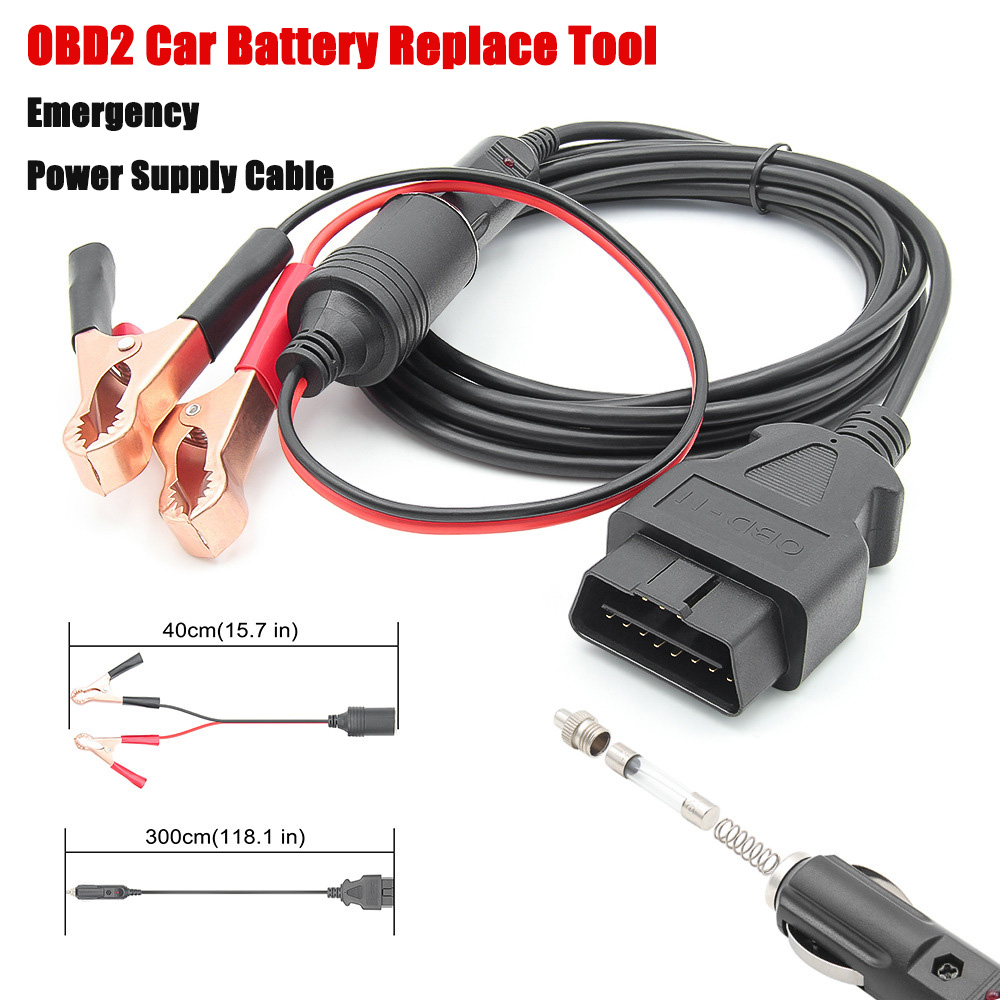 Power Supply Tester - Obd2 Automotive Accu Vervangt Diagnostische Tools