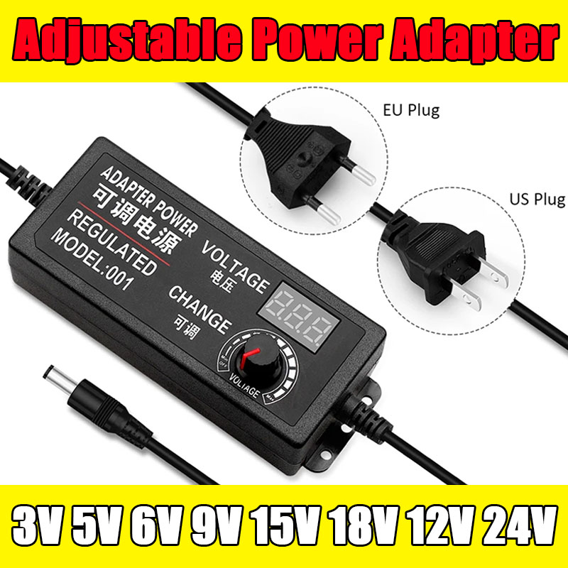 Smps Power Supply - Instelbare voeding met display, universele voeding