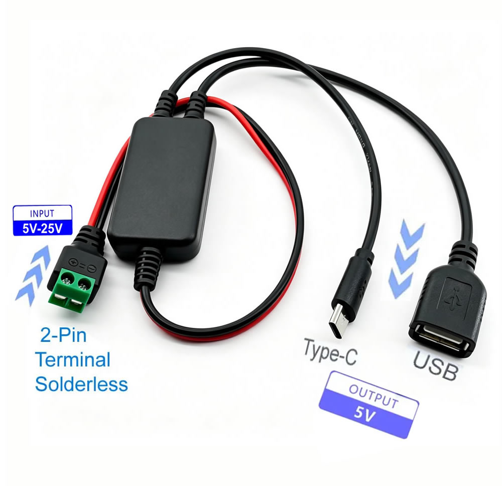 12V/24V naar 5V Converter DC-D - Modular Power Supply recensie en prijs