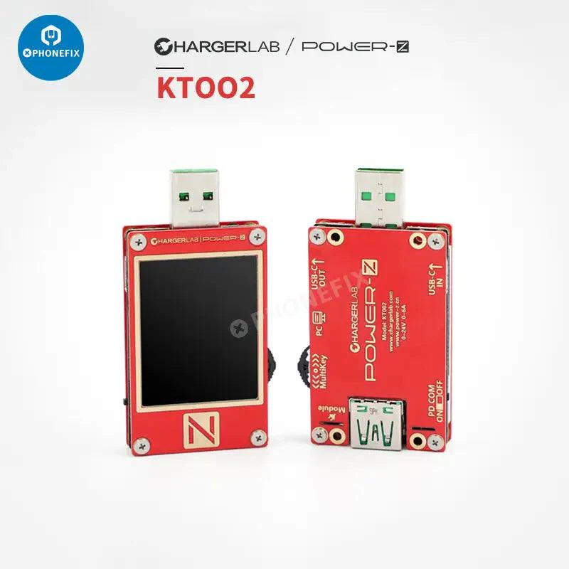 POWER-Z Km003c Kt002 Km001 Typ - Power Supply Tester recensie en prijs