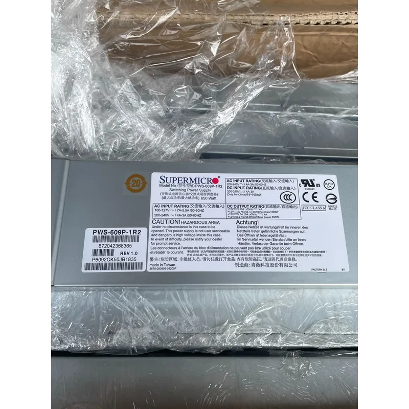 voor Supermicro PWS-609P-1R2 6 - Power Supply 650W recensie en prijs