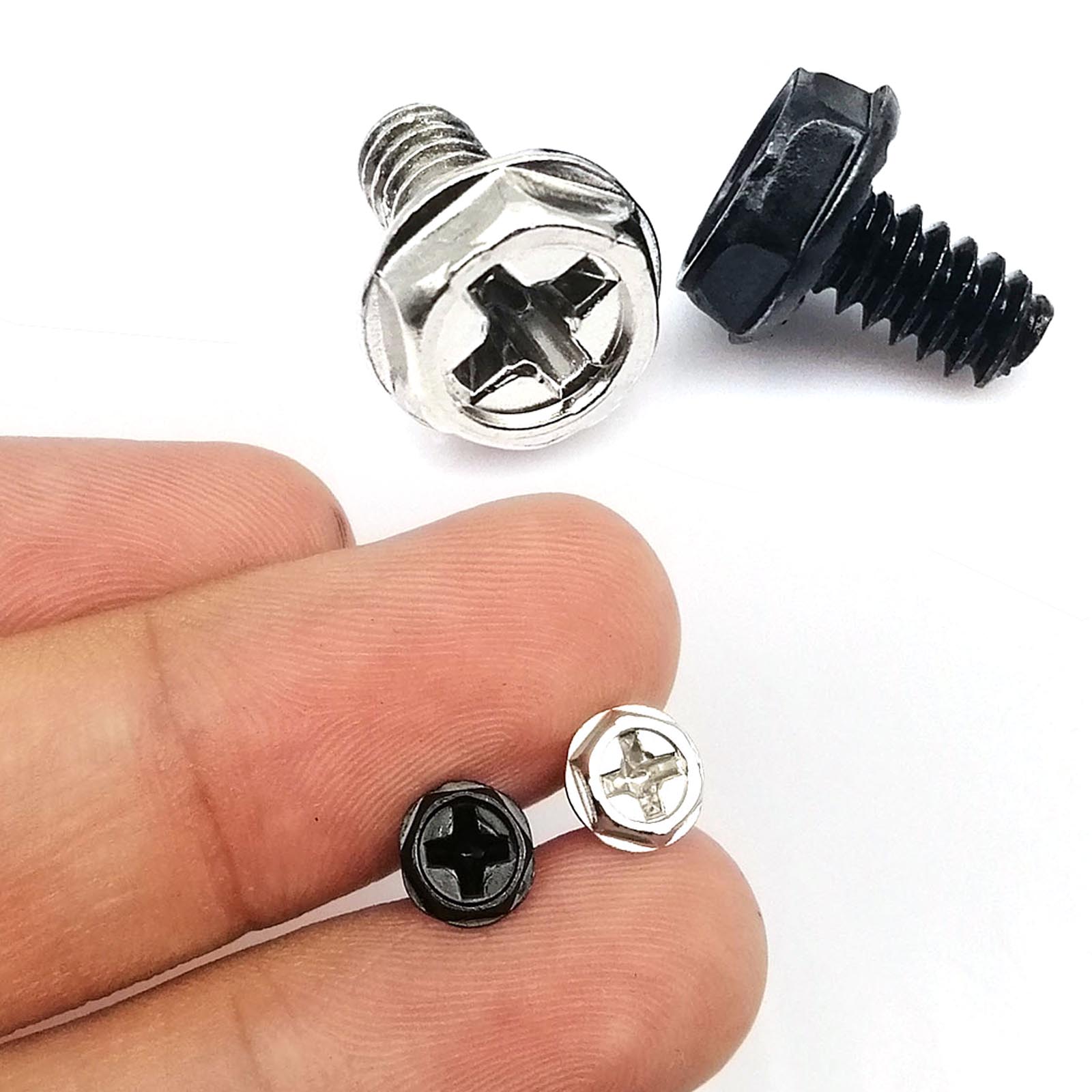 100 stuks Zwart Zilver 6 # -32 - Psu Computer recensie en prijs