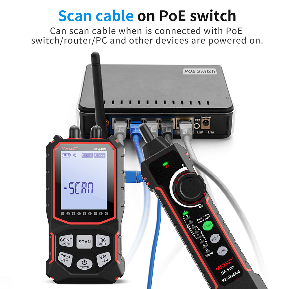 Noyafa Netwerkkabel Tester Lcd - Power Supply Tester recensie en prijs