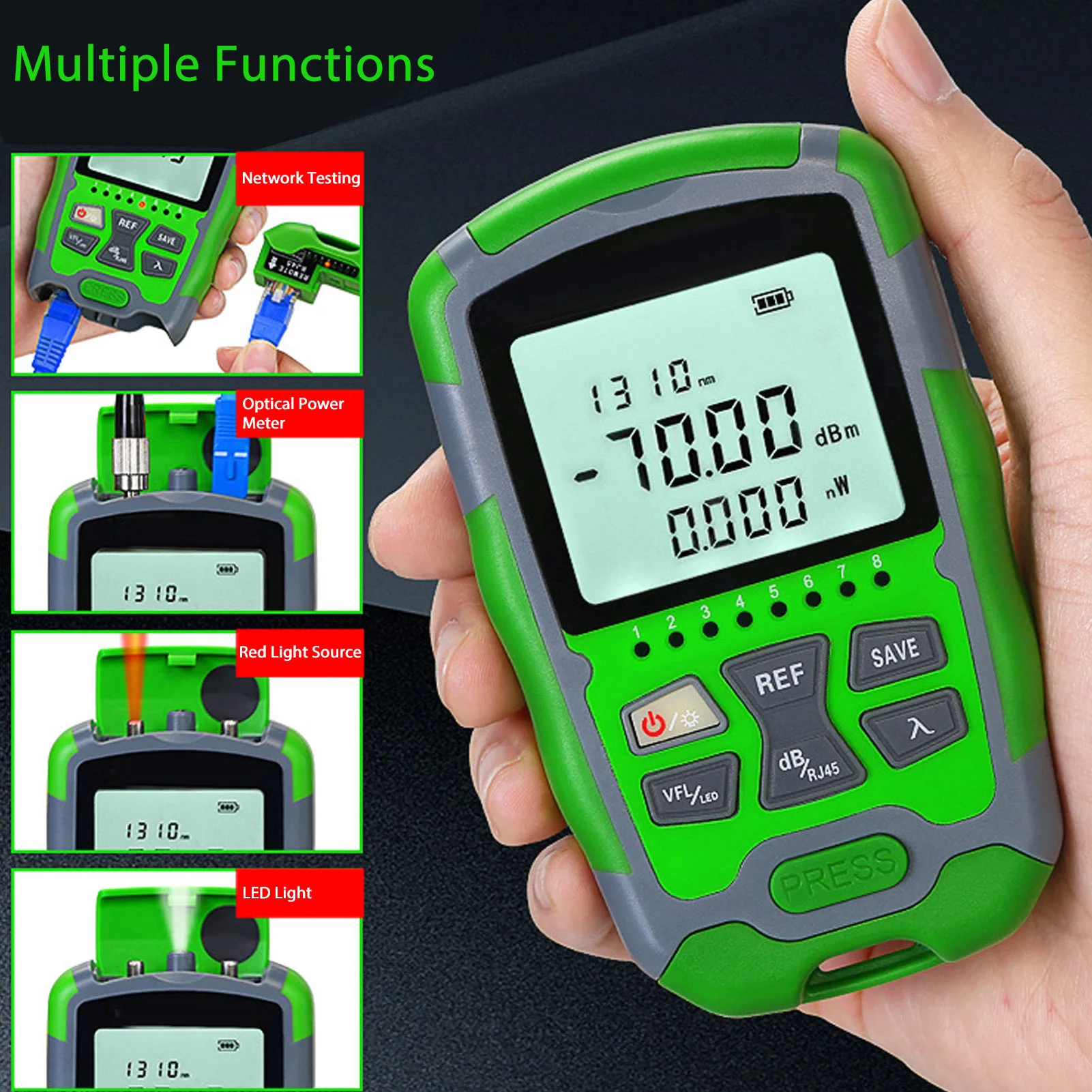 Rood licht optische kabel Powe - Power Supply Tester recensie en prijs
