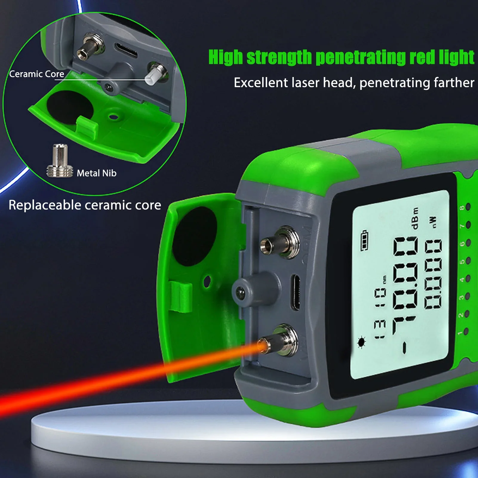 Rood licht optische kabel Powe - Power Supply Tester recensie en prijs