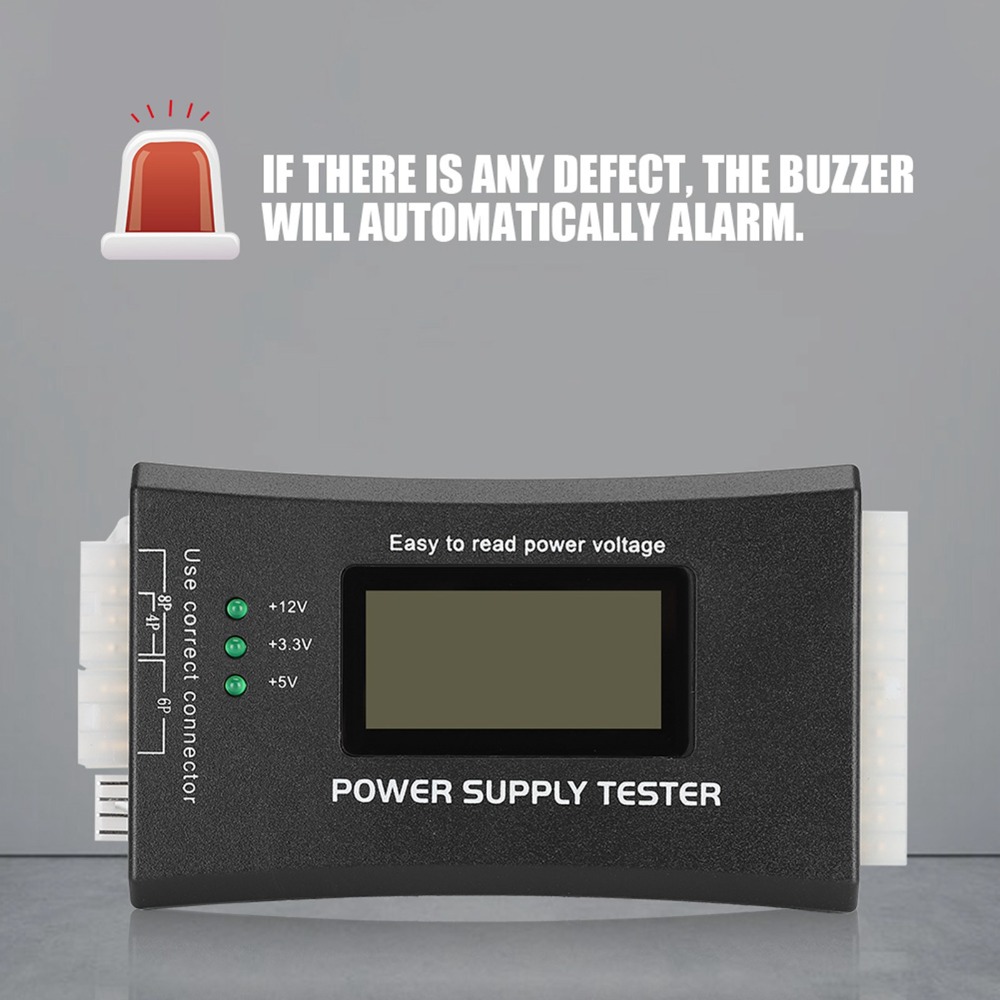 LCD-scherm ATX-voedingstestapp - Power Supply Tester recensie en prijs