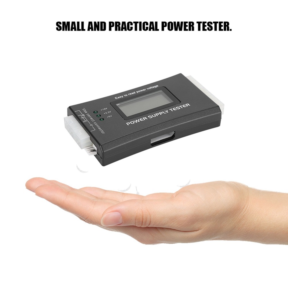 LCD-scherm ATX-voedingstestapp - Power Supply Tester recensie en prijs