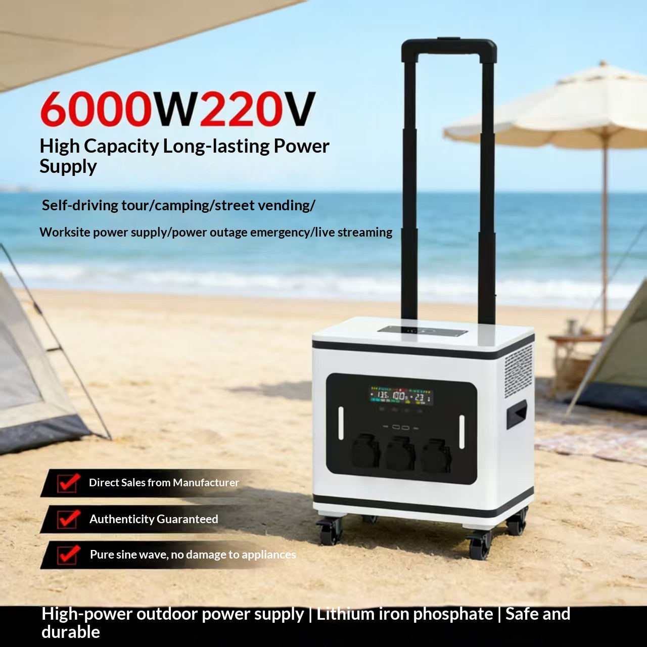 Lithium-ionbatterij Mobiele bu - Power Supply recensie en prijs