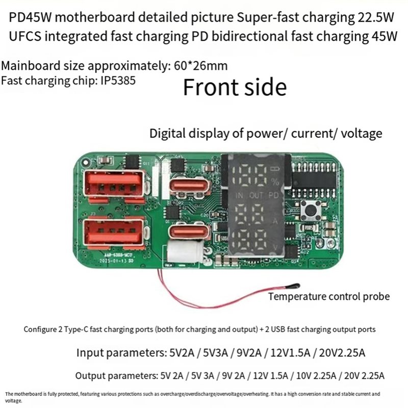 ABKN-DIY Oplaadmodule PD45W 3S - Modular Power Supply recensie en prijs