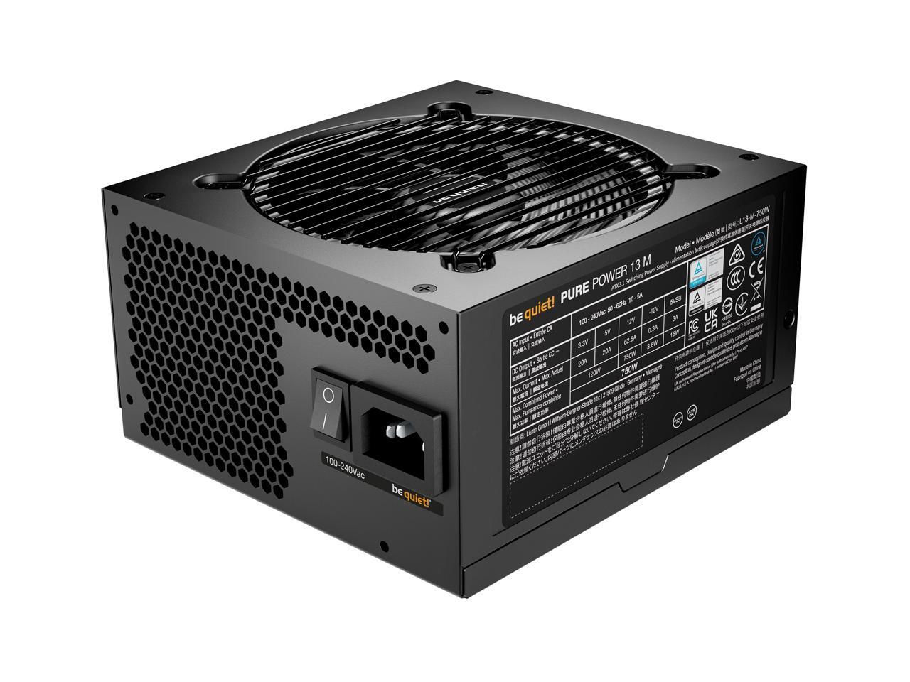 wees stil! Pure Power 13 M 750 - Power Supply 750W recensie en prijs