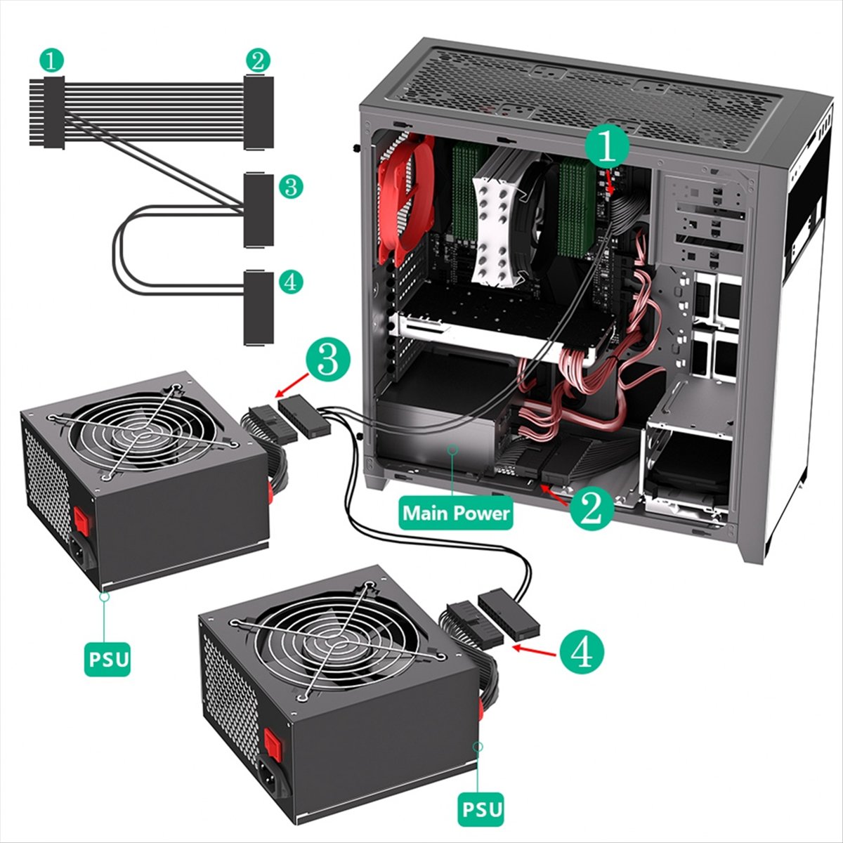 【A19R】ATX 24-pins mannelijke 1 - Psu Computer recensie en prijs