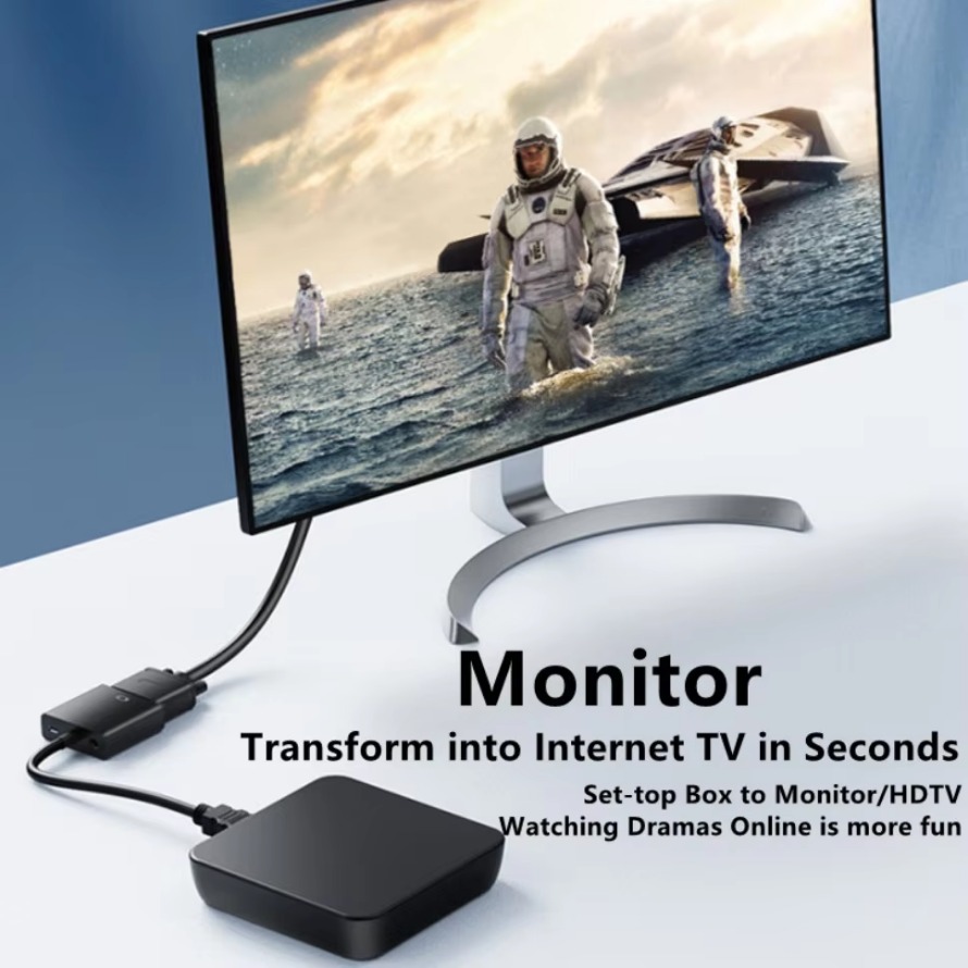 1080P HDMI-compatibel naar VGA - Pc Power Supply recensie en prijs