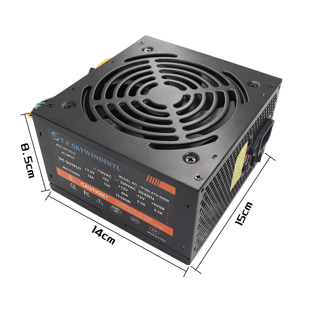 Goedkope 500W Zwarte ATX Deskt - Power Supply 750W recensie en prijs
