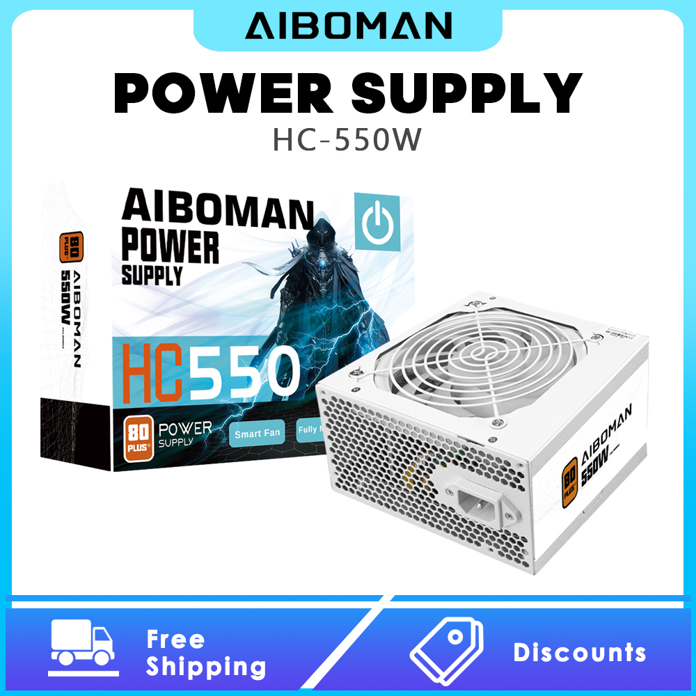 AIBOMAN Voeding 550W 80PLUS Br - Power Supply 650W recensie en prijs