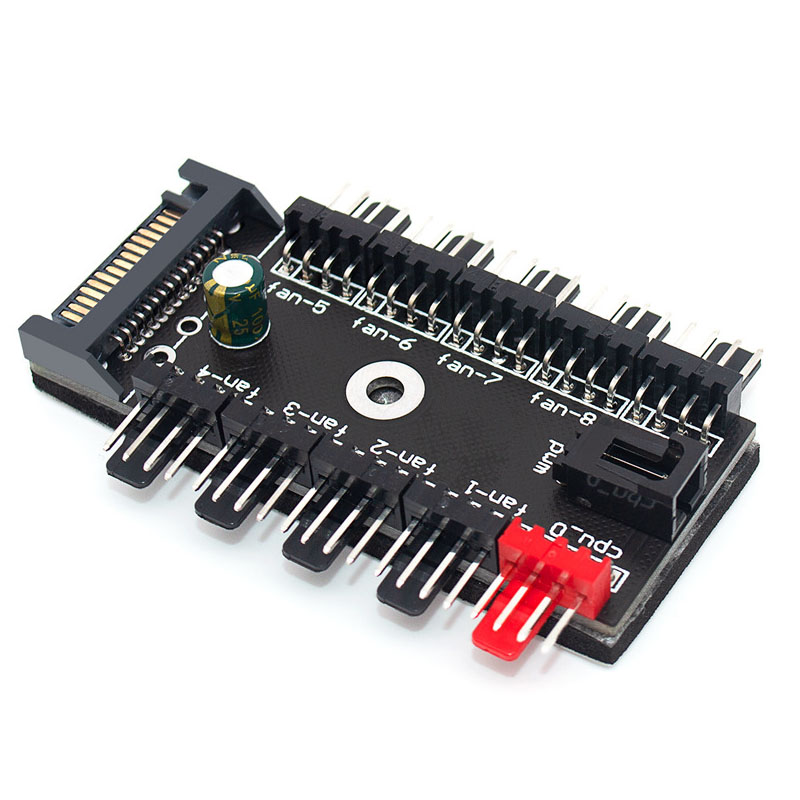 10-poorts 4-pins PWM ventilato - Pc Power Supply recensie en prijs