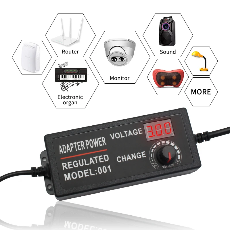 Instelbare voeding met display - Smps Power Supply recensie en prijs