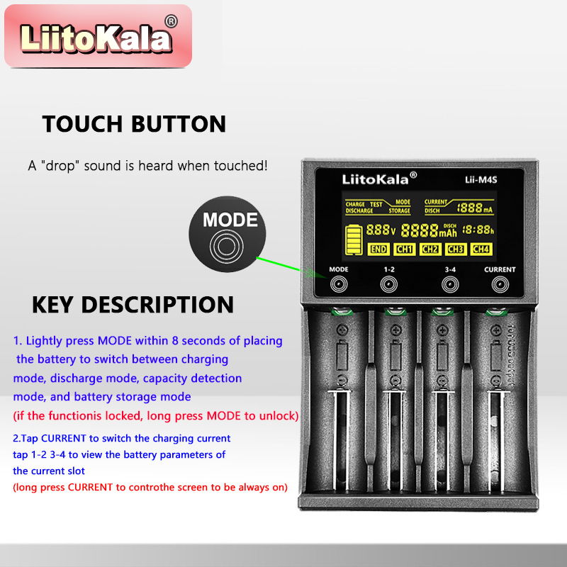 LiitoKala Lii-M4S Touch-oplade - Power Supply Tester recensie en prijs