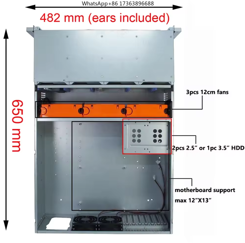 4U Rackmount Serverkast met 24 - Server Power Supply recensie en prijs